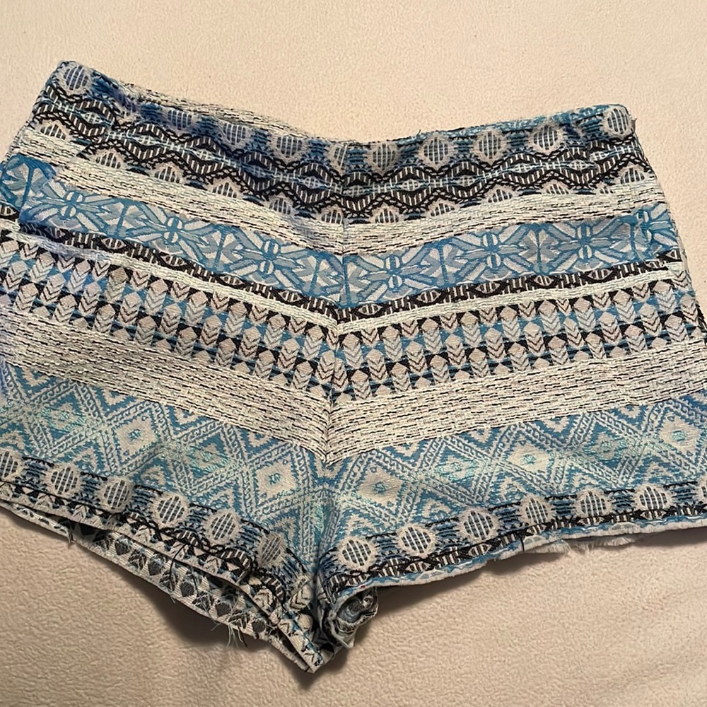 Altard State M blue printed shorts